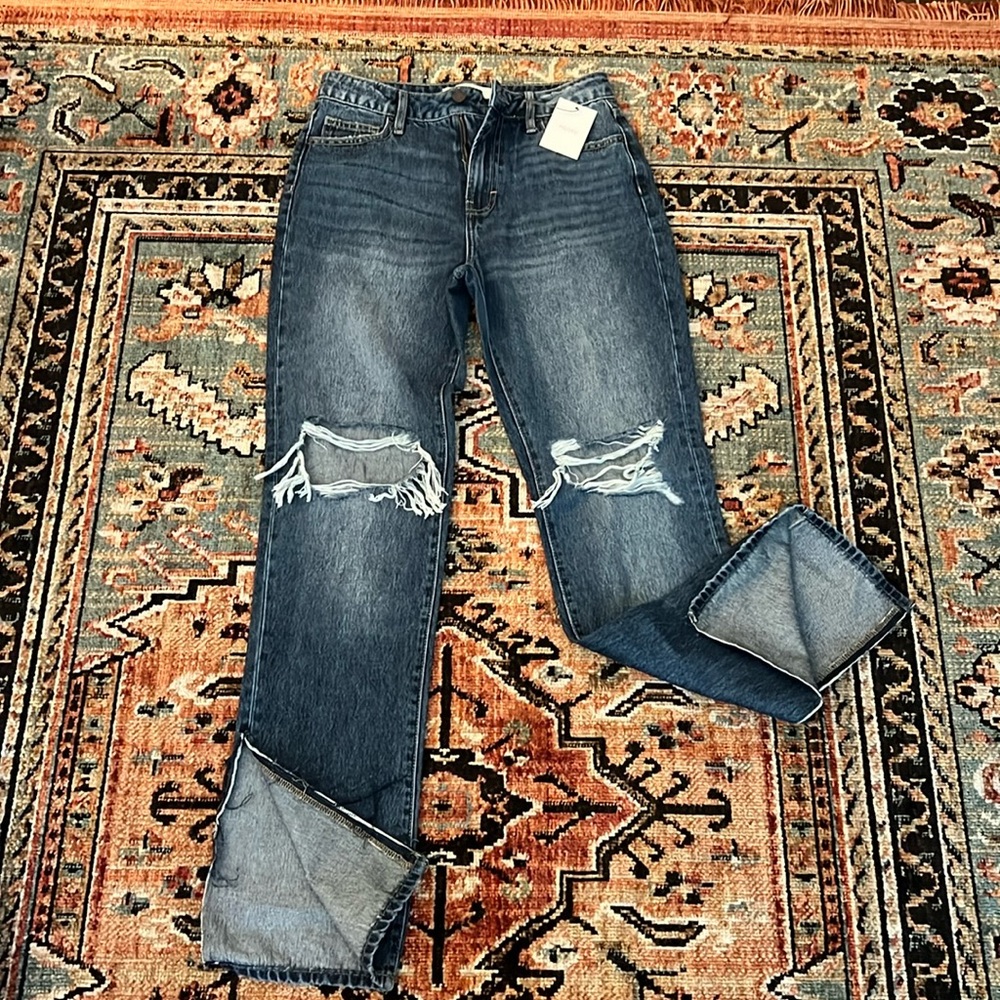 *BRAND NEW* HIDDEN Tracey High Rise Straight women’s jeans size 26 *NWT*
